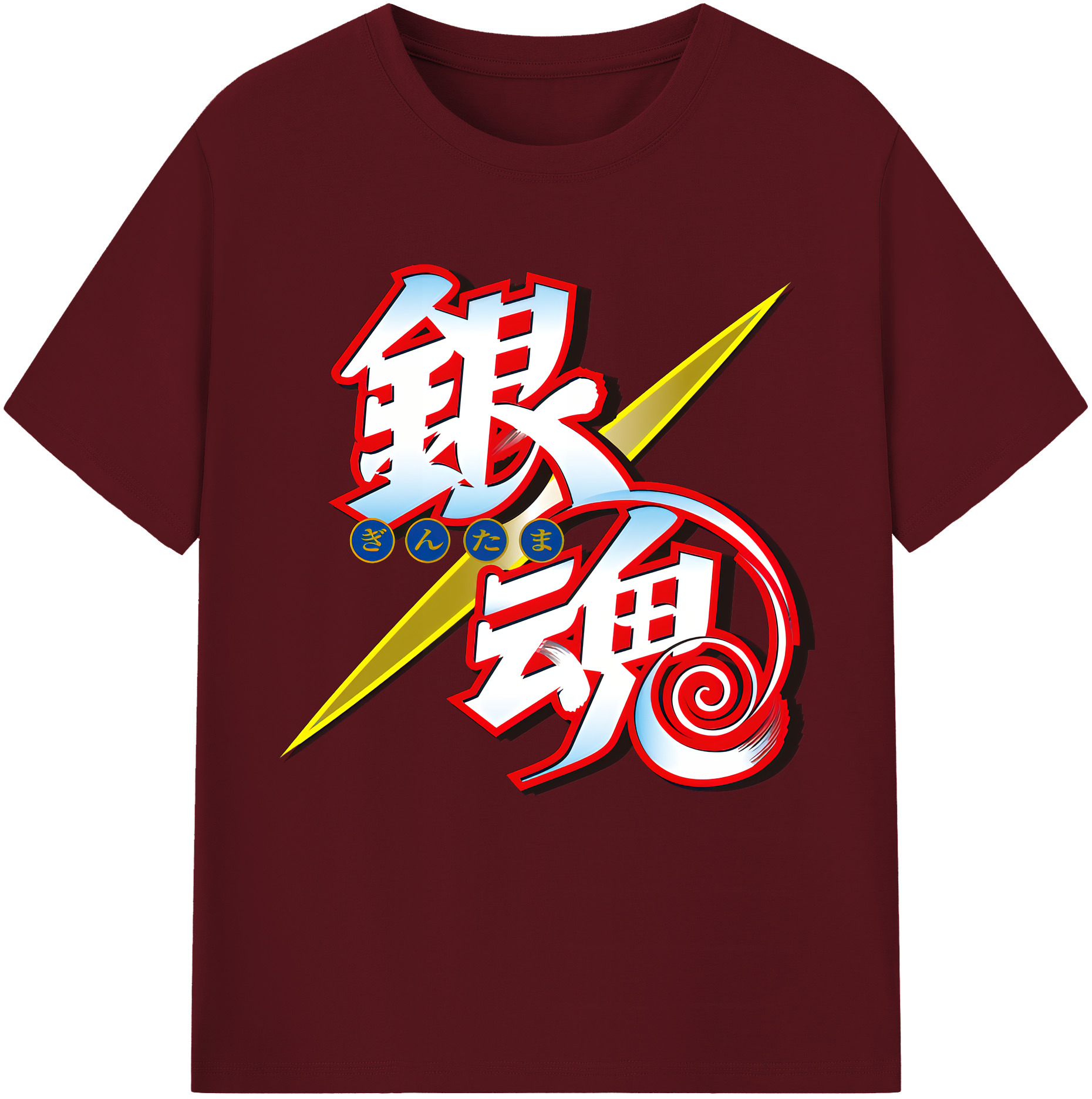 （画像用） ぎんたま 坂田銀時（さかたぎんとき） 神楽 志村新八（しむら しんぱち） GINTAMA Sakata Gintoki Kagura Shimura Shinpachi 綿100％半袖Tシャツ（フロントプリント）